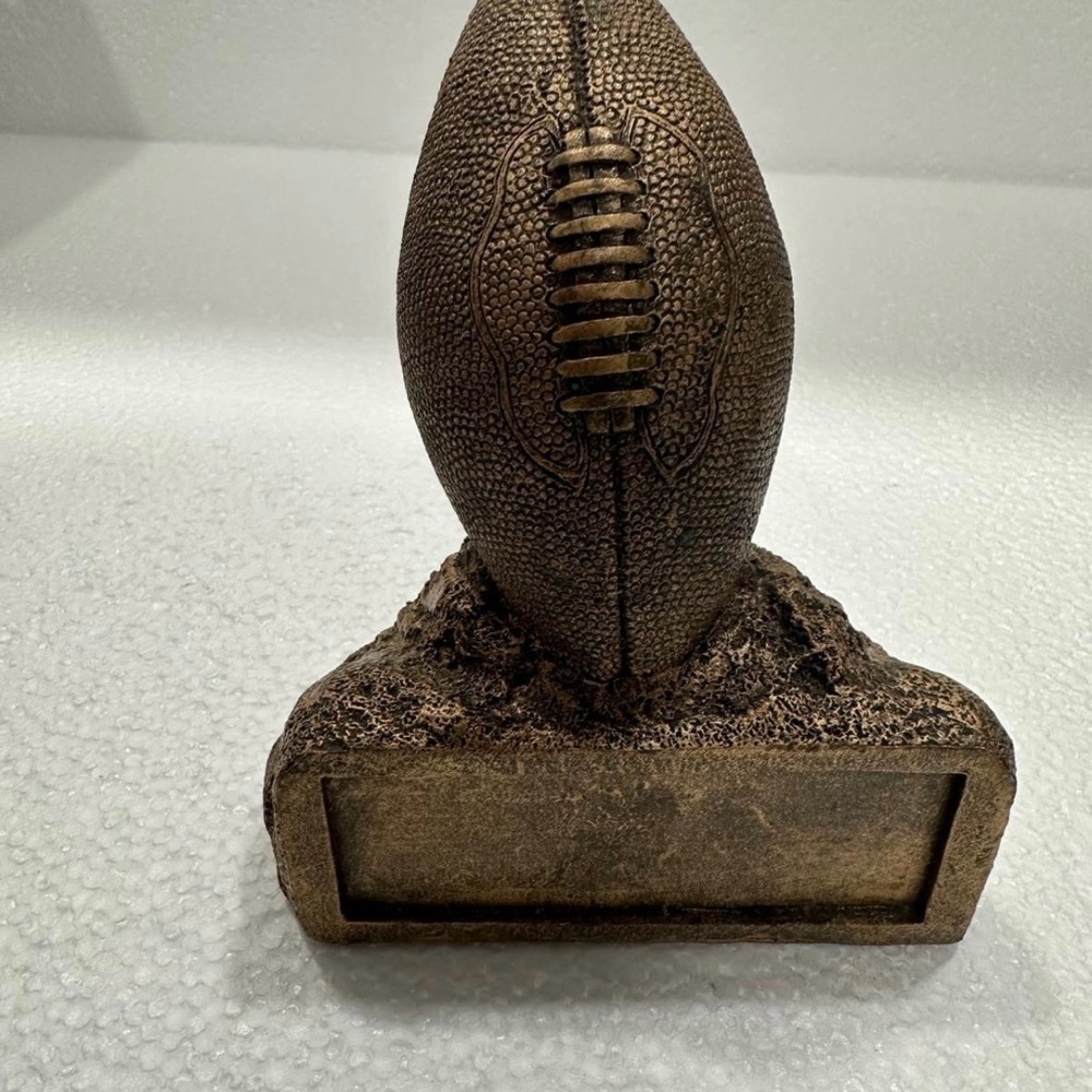 Football Trophy Award Clean Condition Vintage 4 1/4 Inch
Tall